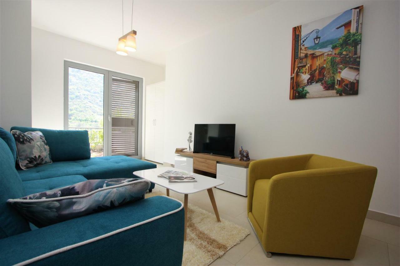 קוטור Luxury 1 Bedroom Apartment With Cozy Garden D2-2 In Morinj מראה חיצוני תמונה